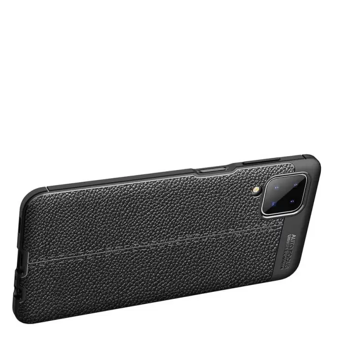 Samsung Galaxy A12 Kılıf Lopard Kamera Korumalı Deri Orjinal Görünümlü Kapak Niss