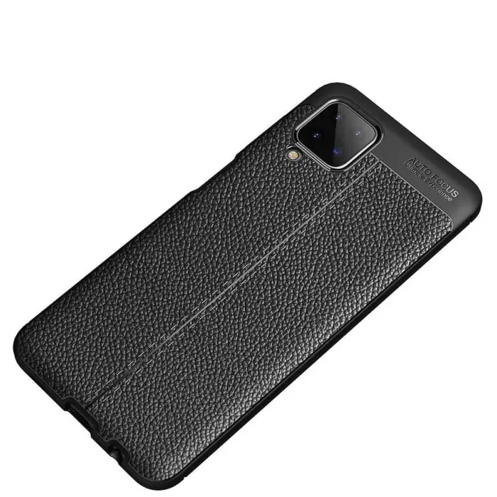 Samsung Galaxy A12 Kılıf Lopard Kamera Korumalı Deri Orjinal Görünümlü Kapak Niss