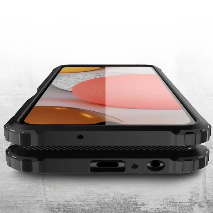 Samsung Galaxy A12 Kılıf Lopard Orijinal Katman Köşe Koruma Crash Silikon Tank Kapak