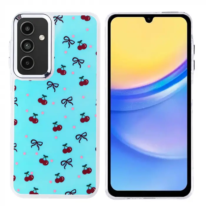 Samsung Galaxy A15 Kılıf Airbag Tasarımlı Lopard Hadra Kapak