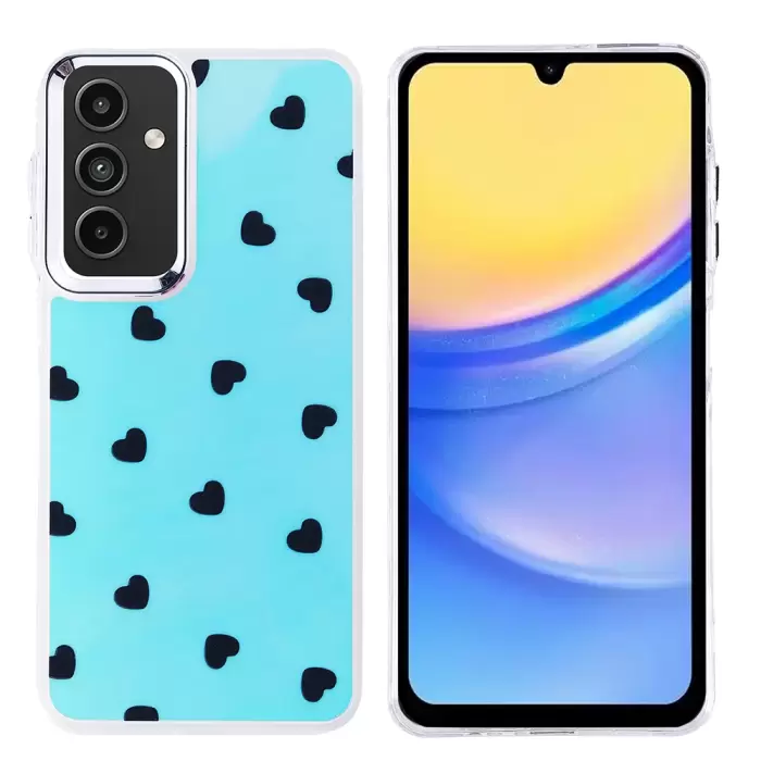 Samsung Galaxy A15 Kılıf Airbag Tasarımlı Lopard Hadra Kapak