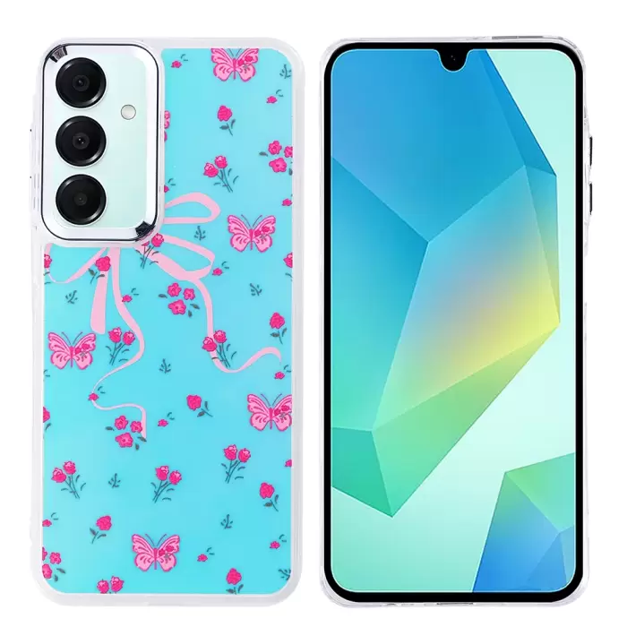 Samsung Galaxy A16 Kılıf Airbag Tasarımlı Lopard Hadra Kapak