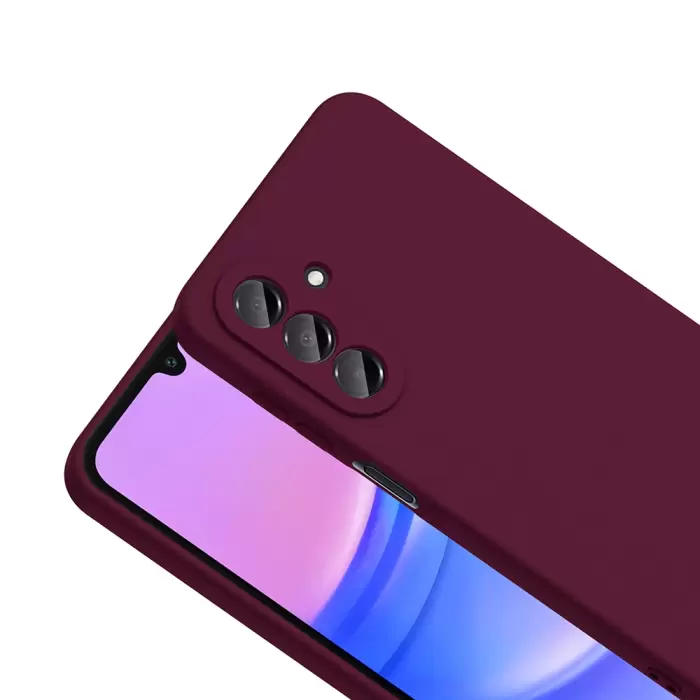Samsung Galaxy A17 Kılıf Lopard Içi Kadife Lansman Yumuşak Mara Silikon Kapak