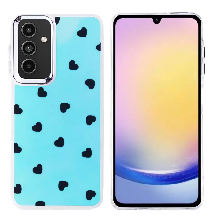 Samsung Galaxy A25 Kılıf Airbag Tasarımlı Lopard Hadra Kapak
