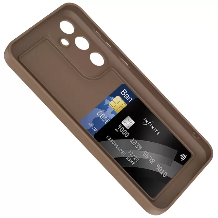 Samsung Galaxy A26 Kılıf Kamera Korumalı Kartlık Hazneli Lopard Vitra Kapak