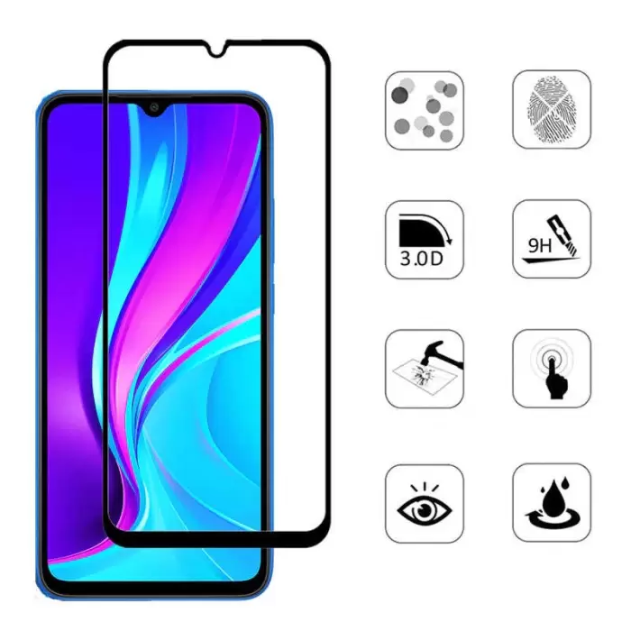 Samsung Galaxy A30S Lopard 5D Cam Ekran Koruyucu