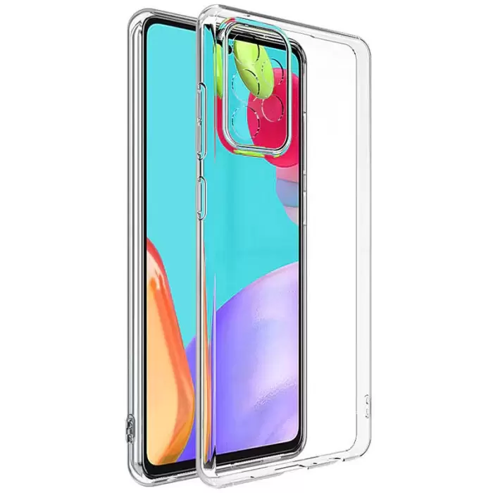 Samsung Galaxy A32 4G Kılıf Lopard Kamera Korumalı Renksiz Şeffaf Esnek Silikon Kapak Süper