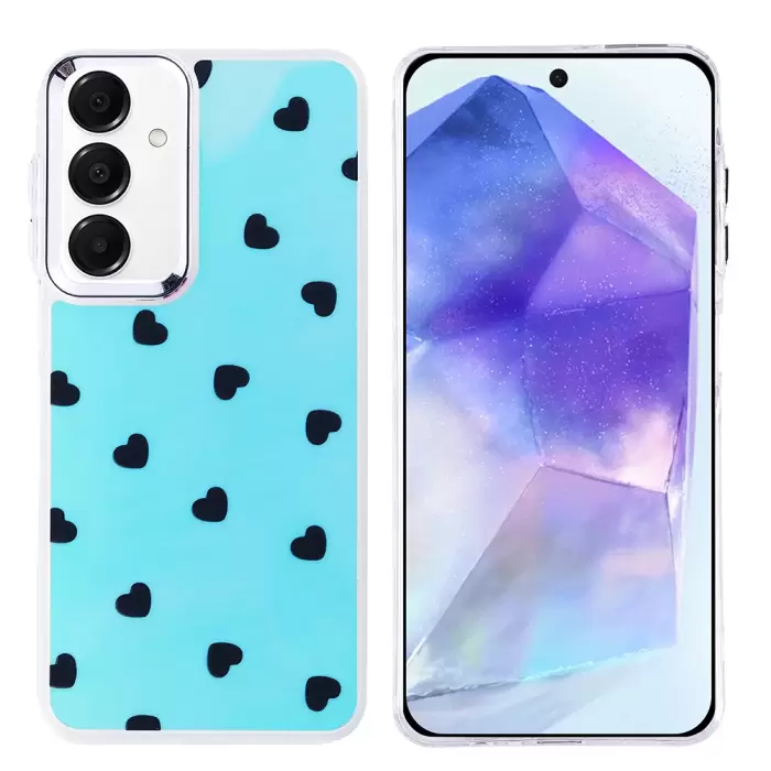 Samsung Galaxy A35 Kılıf Airbag Tasarımlı Lopard Hadra Kapak