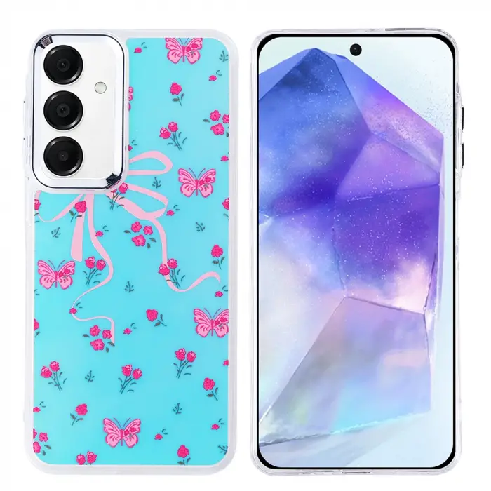 Samsung Galaxy A35 Kılıf Airbag Tasarımlı Lopard Hadra Kapak