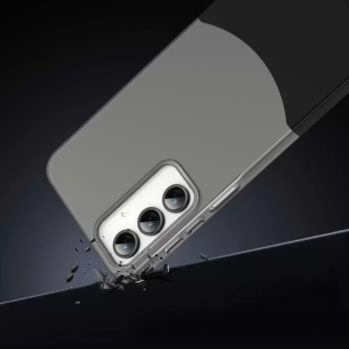 Samsung Galaxy A35 Kılıf Magsafe Şarj Kartlıklı Mıknatıslı Duble 1.7mm Kapak Kart Bölmeli Lacivert Siyah Gri Renkleriyle