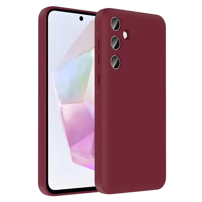 Samsung Galaxy A36 Kılıf Kamera Korumalı Kartlık Hazneli Lopard Vitra Kapak
