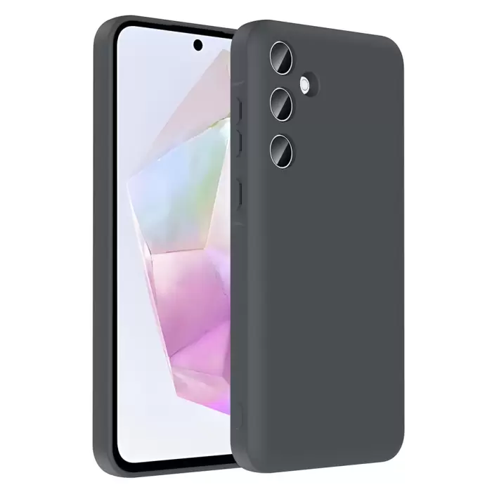 Samsung Galaxy A36 Kılıf Kamera Korumalı Kartlık Hazneli Lopard Vitra Kapak