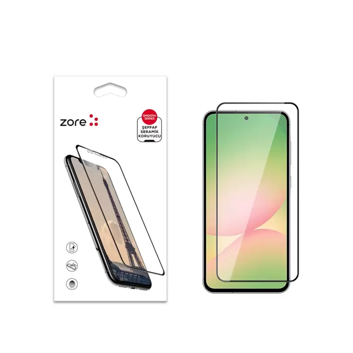 Samsung Galaxy A36 Uyumlu Tam Kaplayan Ekran Koruyucu Seramik-nano Esnek Kırılmaz