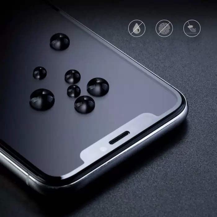 Samsung Galaxy A50 Lopard Tam Kapatan Hayalet Mat Seramik Ekran Koruyucu Kırılmaz Cam