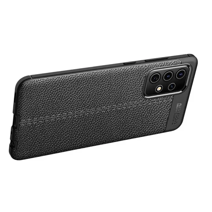 Samsung Galaxy A52 Kılıf Lopard Kamera Korumalı Deri Orjinal Görünümlü Kapak Niss