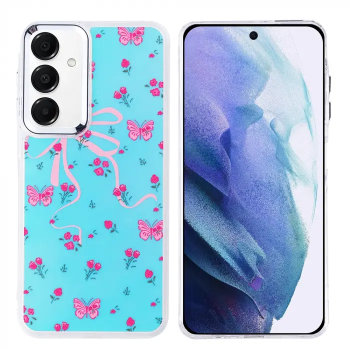 Samsung Galaxy A55 Kılıf Airbag Tasarımlı Lopard Hadra Kapak