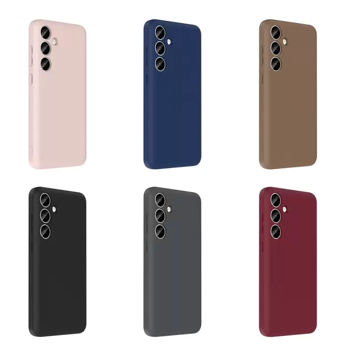 Samsung Galaxy A55 Kılıf Kamera Korumalı Kartlık Hazneli Lopard Vitra Kapak