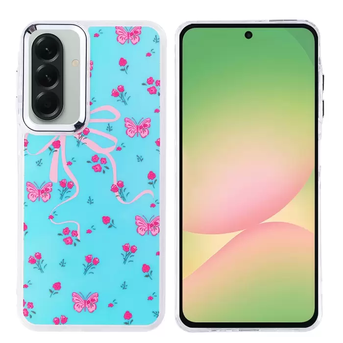 Samsung Galaxy A56 Kılıf Airbag Tasarımlı Lopard Hadra Kapak