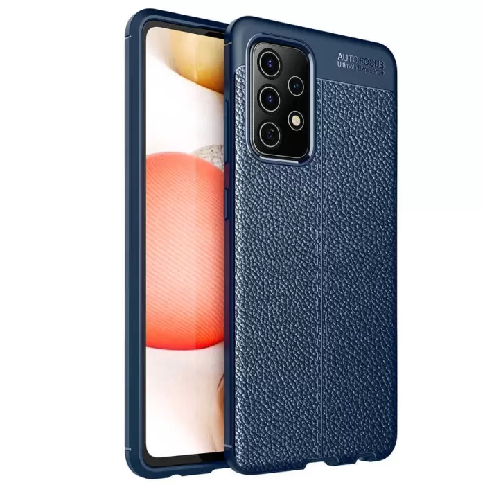 Samsung Galaxy A72 Kılıf Lopard Kamera Korumalı Deri Orjinal Görünümlü Kapak Niss