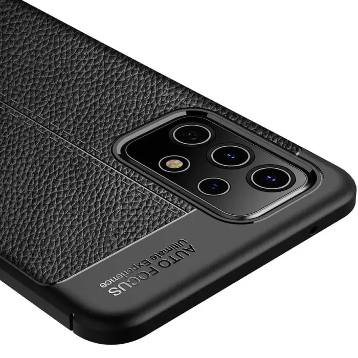 Samsung Galaxy A72 Kılıf Lopard Kamera Korumalı Deri Orjinal Görünümlü Kapak Niss