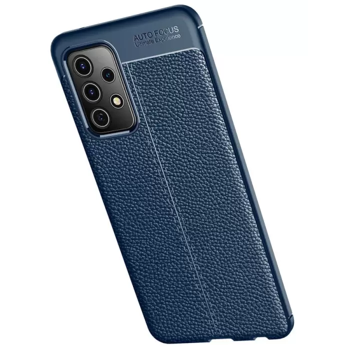 Samsung Galaxy A72 Kılıf Lopard Kamera Korumalı Deri Orjinal Görünümlü Kapak Niss