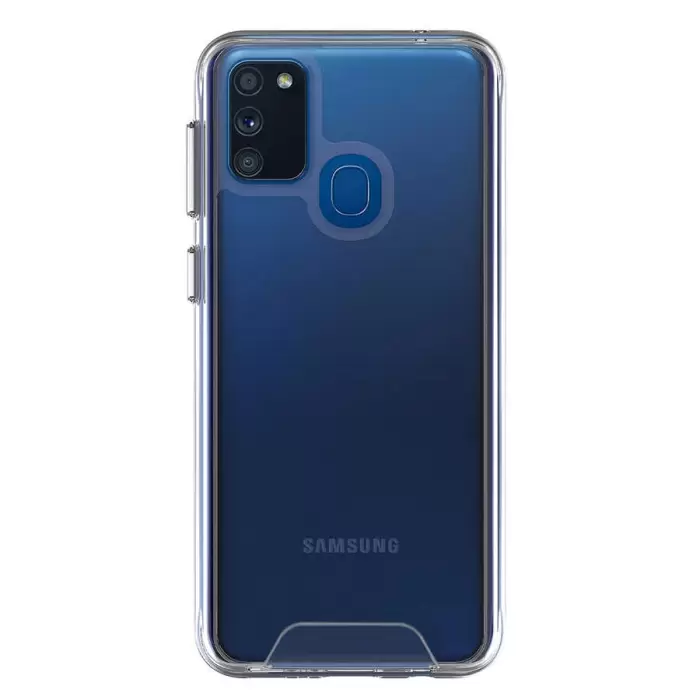 Samsung Galaxy M30S Kılıf Darbe Emici Kalın Sert Yumuşak Tuşlu Sert Gard Silikon Kapak
