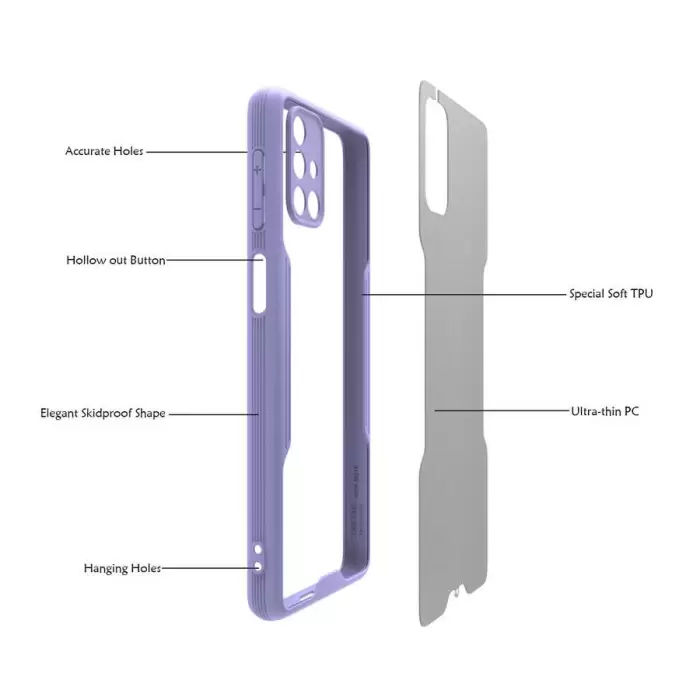 Samsung Galaxy M31S Kılıf Parfe Silikon Kapak Kamera Korumalı Kılıf Ultra Ince Buzlu Mat Renkli