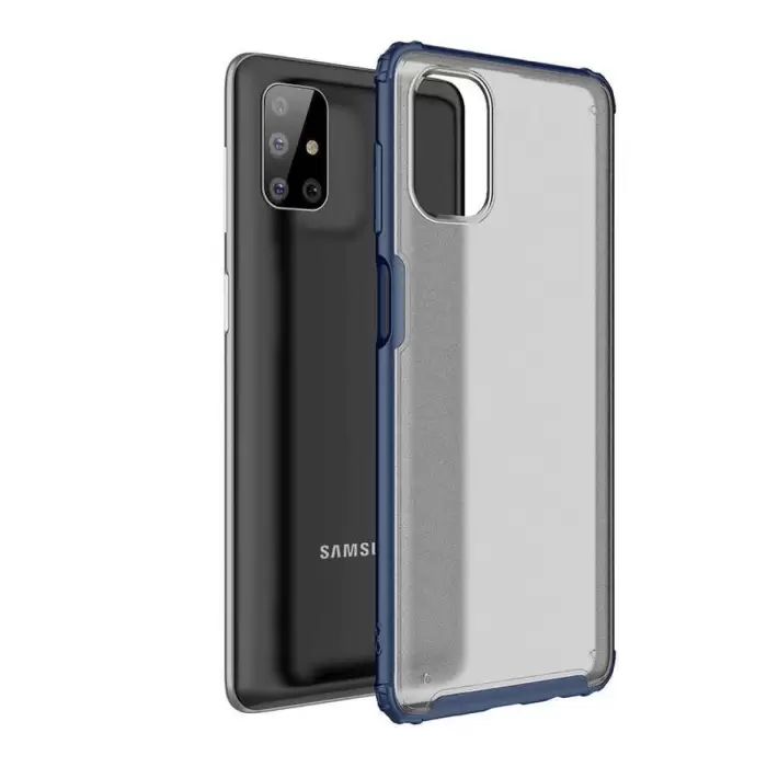 Samsung Galaxy M51 Kılıf Lopard Military Armor Köşe Korumalı Mat Sırt Ince Lüks Kapak Volks