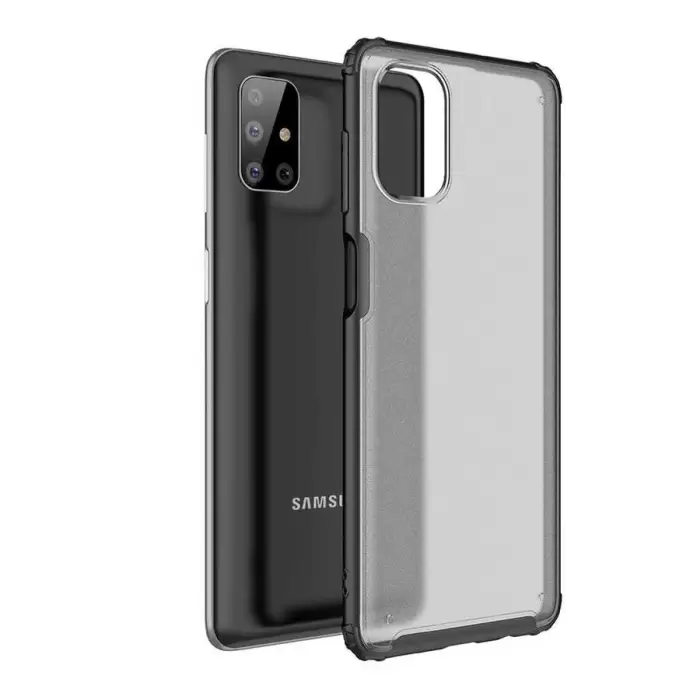 Samsung Galaxy M51 Kılıf Lopard Military Armor Köşe Korumalı Mat Sırt Ince Lüks Kapak Volks