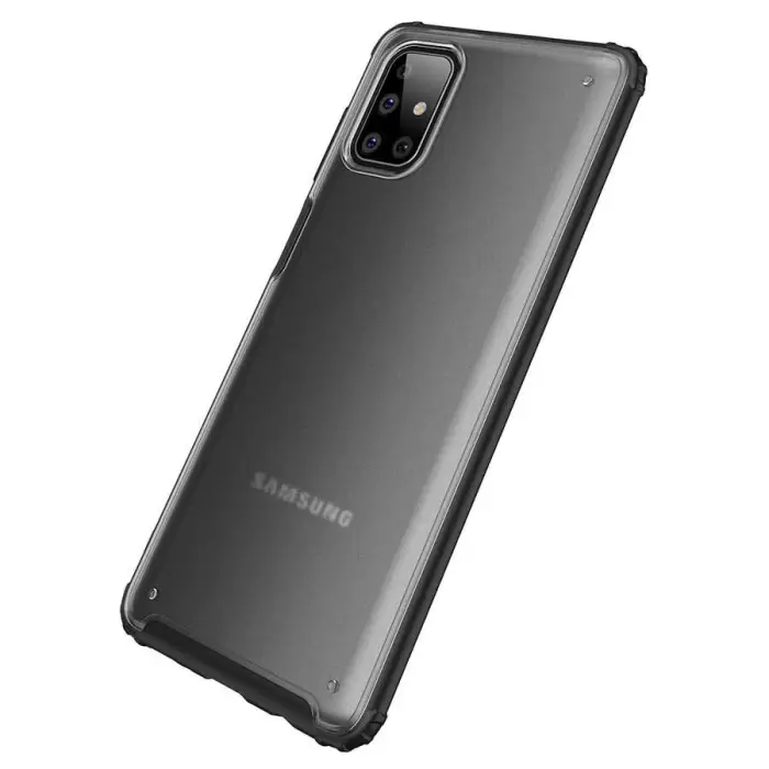 Samsung Galaxy M51 Kılıf Lopard Military Armor Köşe Korumalı Mat Sırt Ince Lüks Kapak Volks