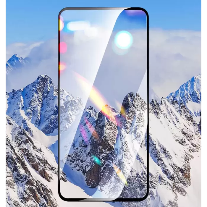 Samsung Galaxy M51 Lopard Kenarları Kırılmaya Dayanıklı Cam Ekran Koruyucu