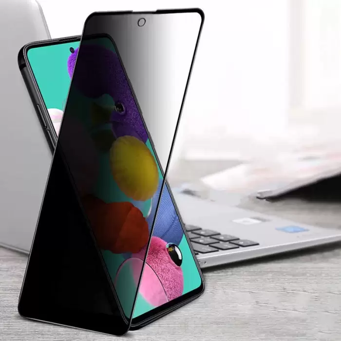 Samsung Galaxy Note 10 Plus Hayalet Ekran Koruyucu Lopard Privacy Seramik Ekran Filmi