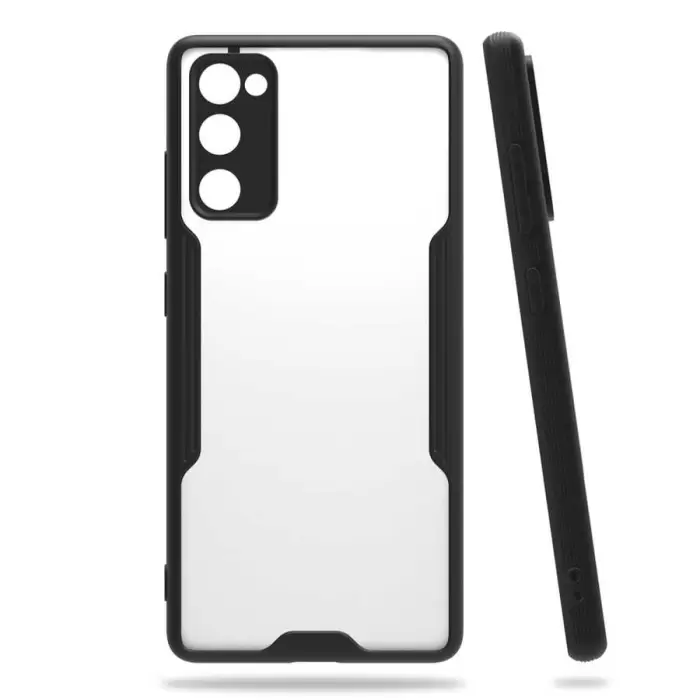 Samsung Galaxy S20 FE Kılıf Parfe Silikon Kapak Kamera Korumalı Kılıf Ultra Ince Buzlu Mat Renkli