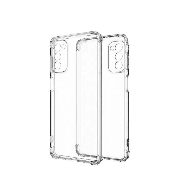 Samsung Galaxy S20 FE Lopard 2mm Antishock Köşe Koruma Darbe Emici Şeffaf Orjinal Doku Silikon