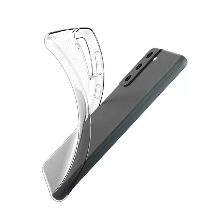 Samsung Galaxy S21 Kılıf Lopard Kamera Korumalı Renksiz Şeffaf Esnek Silikon Kapak Süper