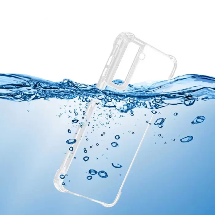 Samsung Galaxy S21 Kılıf Lopard Nitro Antishock Köşe Koruma Darbe Emici Şeffaf Orjinal Doku Silikon