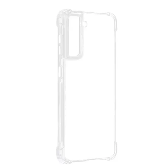 Samsung Galaxy S21 Kılıf Lopard Nitro Antishock Köşe Koruma Darbe Emici Şeffaf Orjinal Doku Silikon