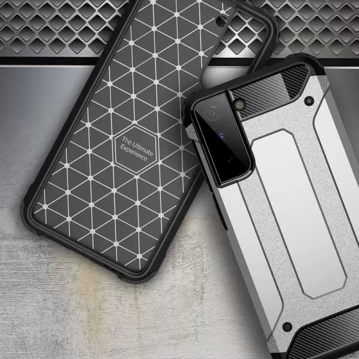 Samsung Galaxy S21 Kılıf Lopard Orijinal Katman Köşe Koruma Crash Silikon Tank Kapak