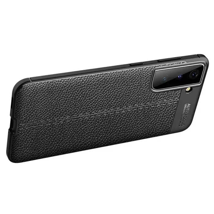 Samsung Galaxy S21 Plus Kılıf Lopard Kamera Korumalı Deri Orjinal Görünümlü Kapak Niss
