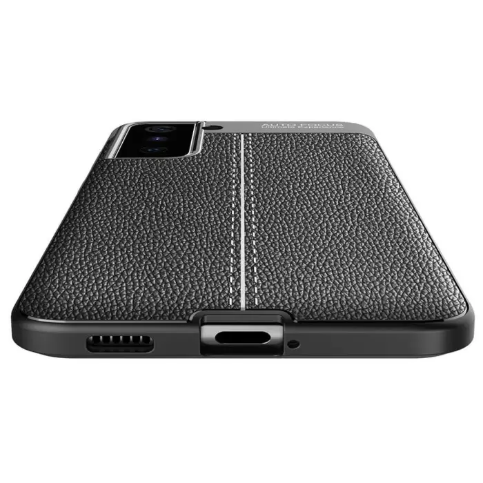 Samsung Galaxy S21 Plus Kılıf Lopard Kamera Korumalı Deri Orjinal Görünümlü Kapak Niss