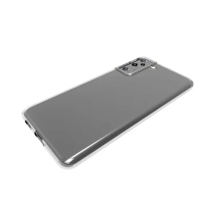 Samsung Galaxy S21 Plus Kılıf Lopard Kamera Korumalı Renksiz Şeffaf Esnek Silikon Kapak Süper