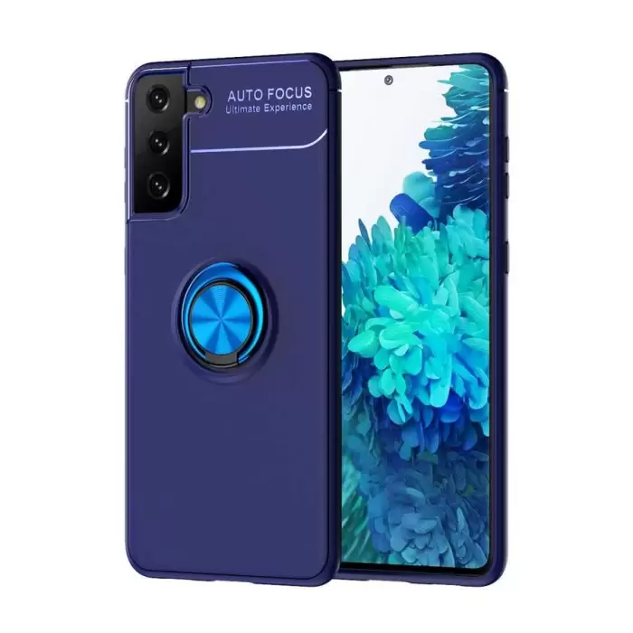 Samsung Galaxy S21 Plus Kılıf Lopard Kamera Korumalı Yüzüklü Standlı Koruyucu Orjinal Kalite Ravel
