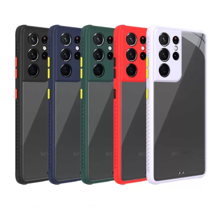 Samsung Galaxy S21 Ultra Kılıf ​​Lopard Kaff Kapak