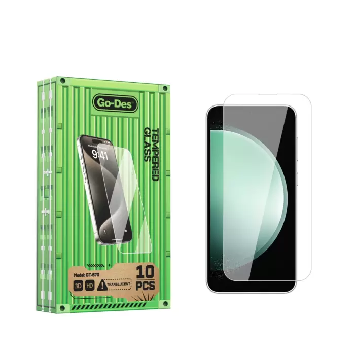 Samsung Galaxy S23 Fe Lopard Parmak İzi Bırakmayan 9h Oleofobik Bom Glass Ekran Koruyucu