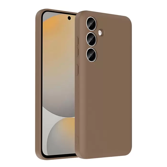 Samsung Galaxy S24 Fe Kılıf Kamera Korumalı Kartlık Hazneli Lopard Vitra Kapak