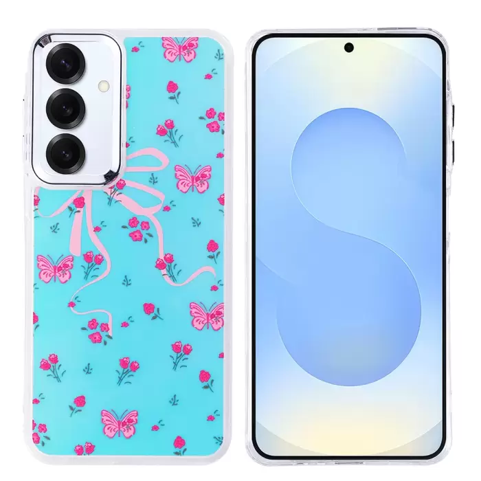 Samsung Galaxy S24 Plus Kılıf Airbag Tasarımlı Lopard Hadra Kapak