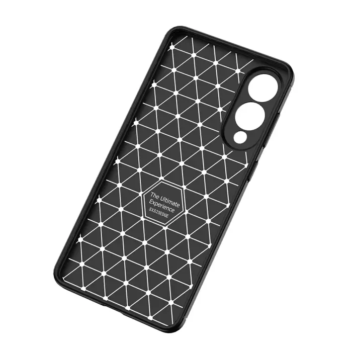 Samsung Galaxy S25 Edge Kılıf Lopard Kamera Korumalı Karbon Desenli Negro Kapak Yüzey Kılıf