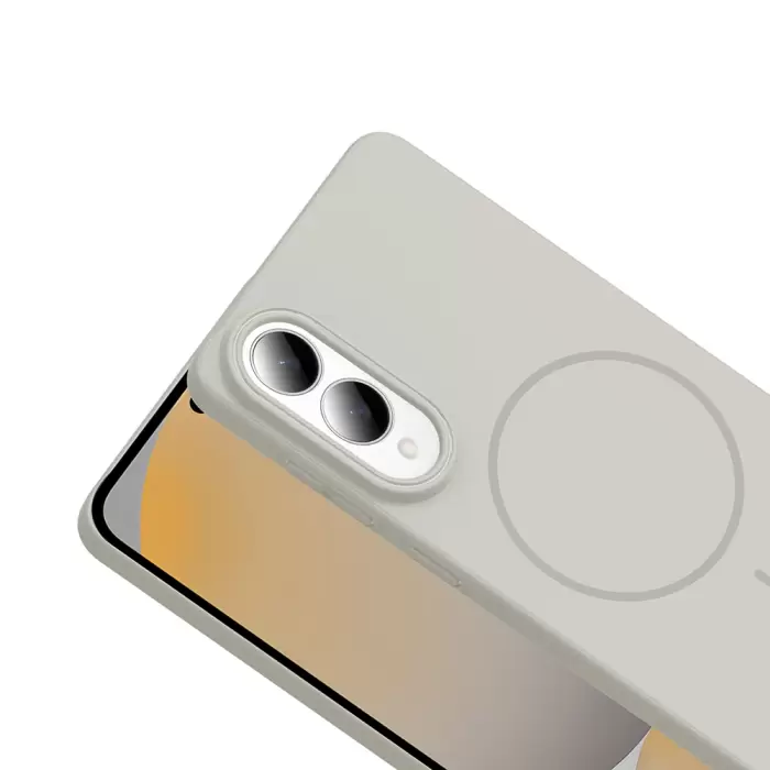 Samsung Galaxy S25 Edge Kılıf Magsafe Şarj Özellikli Lopard Ruby Sert Kapak