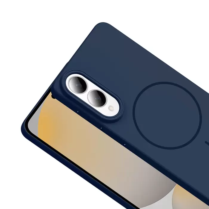 Samsung Galaxy S25 Edge Kılıf Magsafe Şarj Özellikli Lopard Ruby Sert Kapak