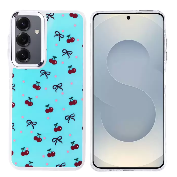 Samsung Galaxy S25 Kılıf Airbag Tasarımlı Lopard Hadra Kapak
